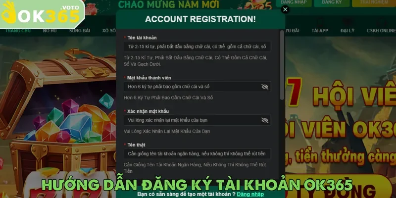 Trang chủ 31 Đăng ký OK365 là bước khởi đầu để trải nghiệm cá cược đỉnh cao