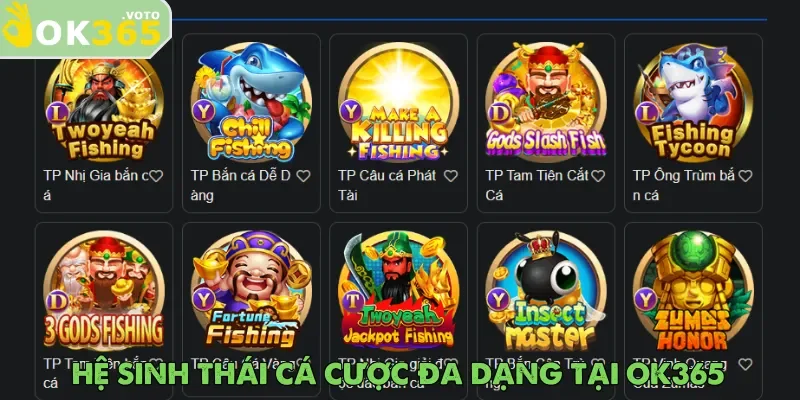 Trang chủ 26 Hệ sinh thái cá cược đa dạng tại OK365 phù hợp mọi nhu cầu giải trí