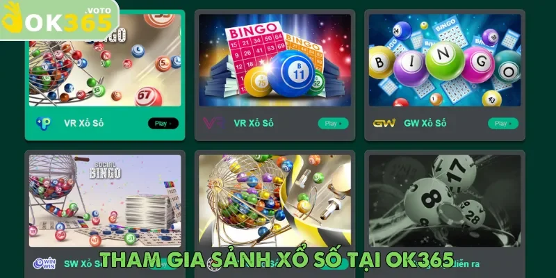 Trang chủ 29 Tham gia sảnh xổ số tại OK365 và thử vận may với tỉ lệ thắng hấp dẫn